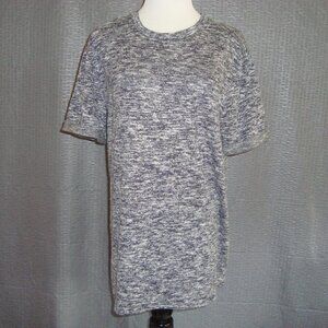 NWT Piphany Carlyle Unisex Light Weight Knit Tee Blue Gray sz M